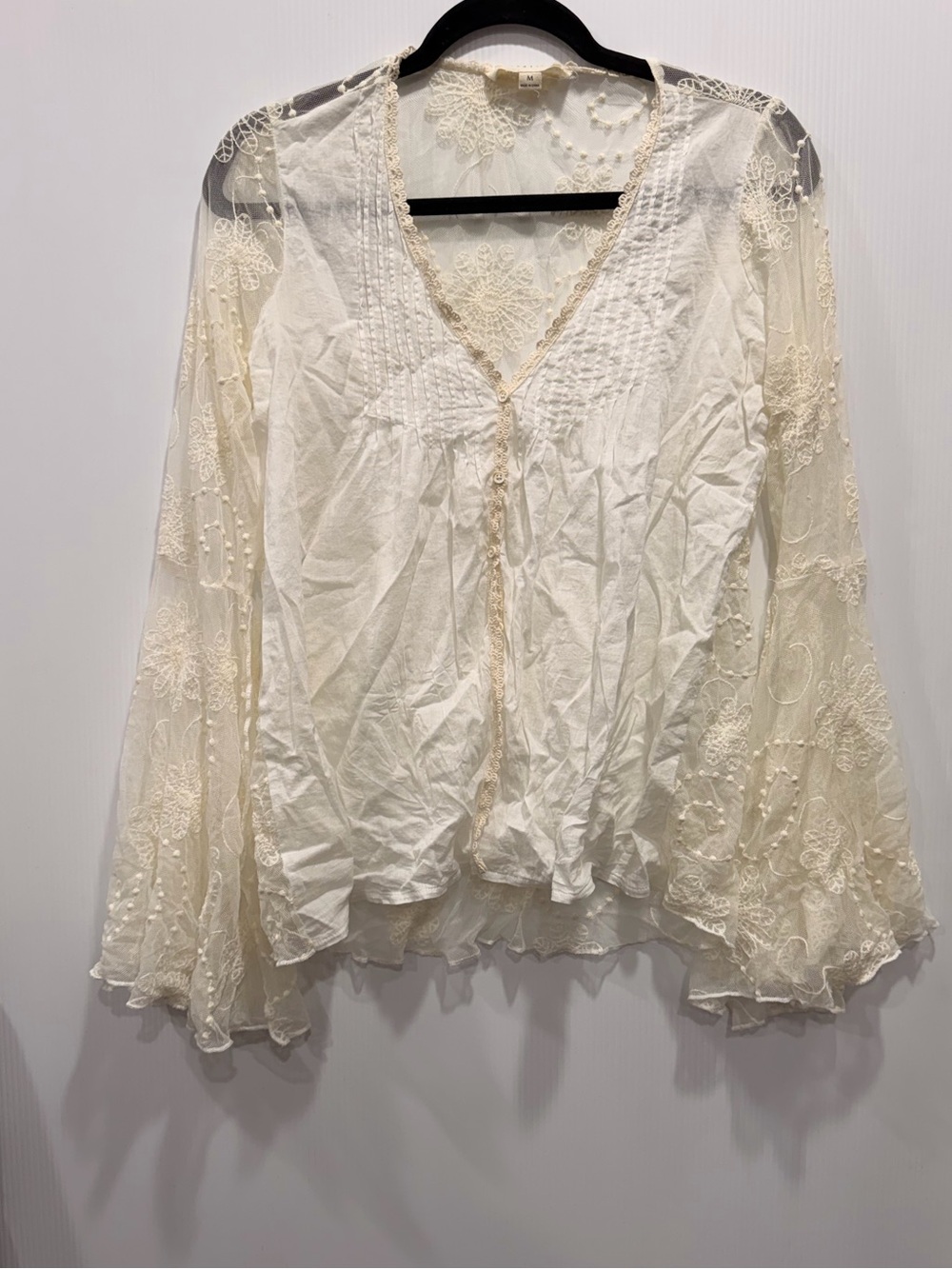 Love Stitch Cotton Boho Blouse